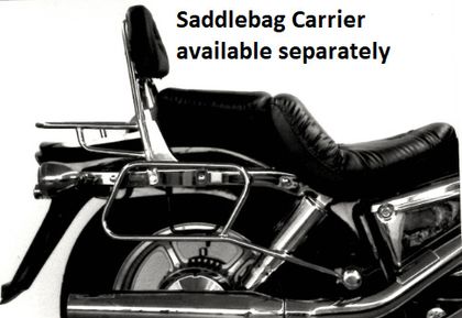 Porte Bagage Hepco & Becker avec sissybar - chrome Ref : HBE05457A / 611104 00 02 
