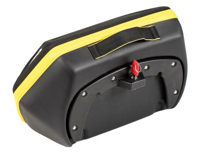 Hepco & Becker Kit complet Royster Speed pour support C-Bow - noir avec fermeture éclair jaune Zadeltassen Universeel