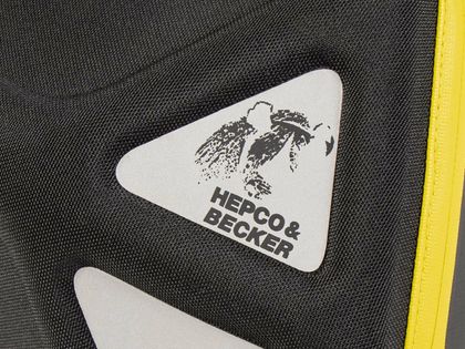 Hepco & Becker Kit complet Royster Speed pour support C-Bow - noir avec fermeture éclair jaune Zadeltassen Universeel