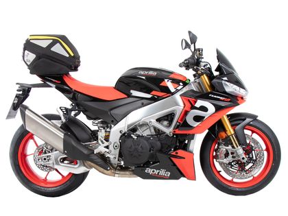 Sacoche de selle Hepco & Becker Royster - seatpad Basic inclus - noir avec fermeture éclair jaune Universel