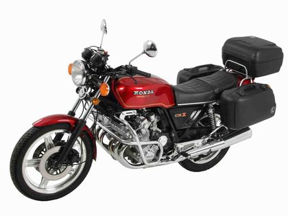 Support top case Hepco & Becker avec support de valises latérales - chrome