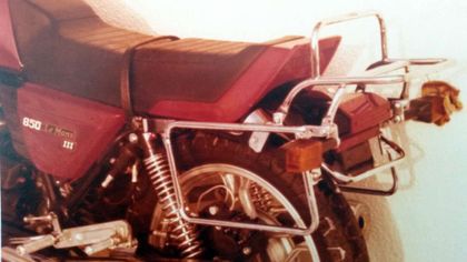 Support top case Hepco & Becker avec support de valises latérales - chrome