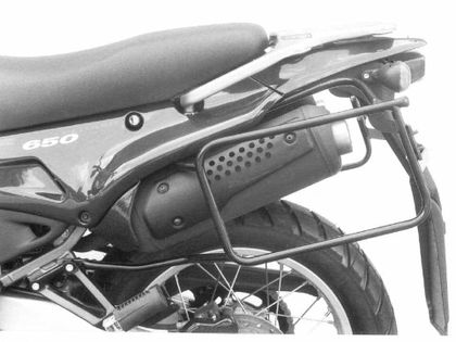 Support valises Hepco & Becker Tubulaire - noir Ref : HBE06000A / 650748 00 01 APRILIA 650 PEGASO 650 - 1996 - 2012