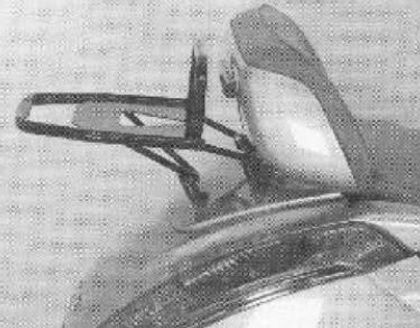 Support top case Hepco & Becker - argent