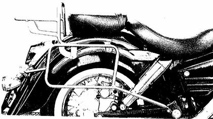 Support valises Hepco & Becker Tubulaire - chrome