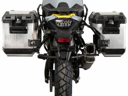 Valise Hepco & Becker Kit complet Xplore avec support Cutout - noir