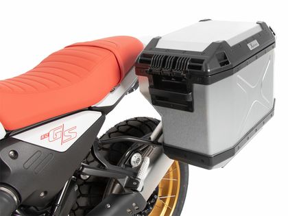 Valise Hepco & Becker Kit complet avec support - noir/argent Ref : HBE06113A / 6516546 00 01-00-40 BMW 1200 R 12 G/S - 2025