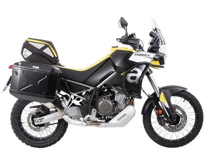 Hepco & Becker Ausschnitt - schwarz Seitenkofferhalterung