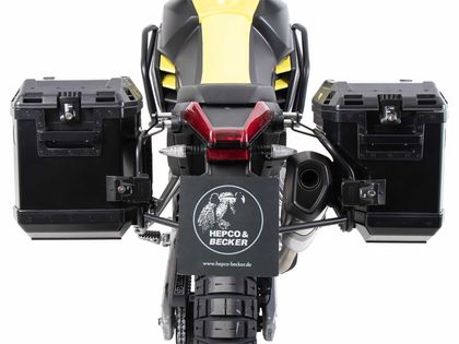 Hepco & Becker Ausschnitt - schwarz Seitenkofferhalterung Ref : HBE06121A / 6517599 00 01-01-40 APRILIA 660 TUAREG 660 - 2022 - 2024