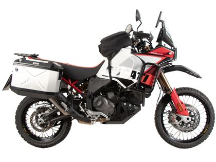 Valise Hepco & Becker Kit complet Xplore avec support Cutout - noir/argent