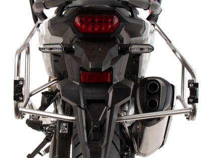 Valise Hepco & Becker Kit complet avec support - noir/Acier inoxydable