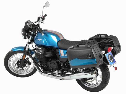 Support valises Hepco & Becker Tubulaire - chrome