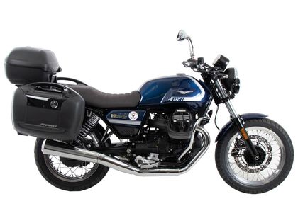 Support valises Hepco & Becker Tubulaire - chrome