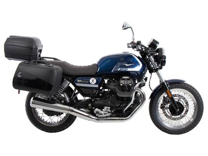 Support valises Hepco & Becker Tubulaire - chrome