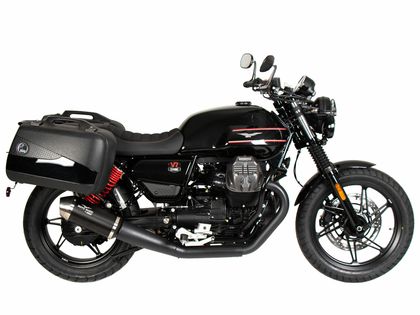 Support valises Hepco & Becker Tubulaire - noir Ref : HBE06183A / 653558 00 01 MOTO GUZZI 850 V7 STONE - 2022 - 2023