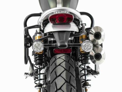 Support valises Hepco & Becker Tubulaire - noir Ref : HBE06194A / 6537588 00 01 TRIUMPH 1200 SCRAMBLER 1200 XE - 2019 - 2023
