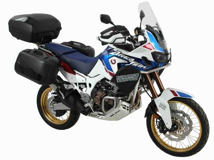 Hepco & Becker Tubular - black Side case holder Ref : HBE06200A / 6539512 00 01 HONDA 1000 CRF 1000 L AFRICA TWIN ABS (SD06) - 2018 - 2019