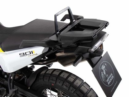 Support top case Hepco & Becker Alurack - pour combinaison avec le porte bagage d'origine - noir