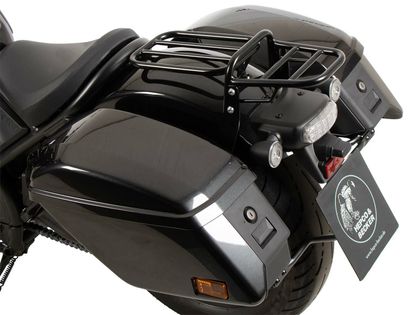 Porte Bagage Hepco & Becker tubulaire - noir Ref : HBE06258A / 6589525 01 01 HONDA 1100 CMX 1100 REBEL - 2021 - 2024