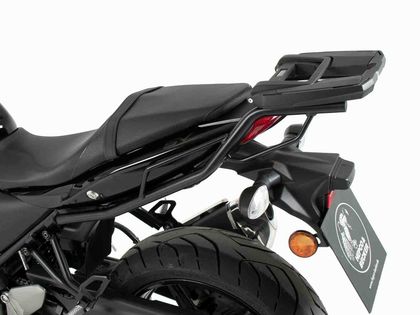 Support top case Hepco & Becker Easyrack - noir Ref : HBE06289A / 6613542 01 01 SUZUKI 650 SV 650 X - 2018 - 2025
