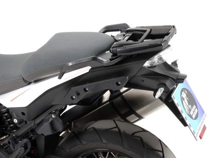 Support top case Hepco & Becker Easyrack pour porte bagage d'origine - noir Ref : HBE06376A / 6627556 01 01 KTM 1090 1090 ADVENTURE - 2017 - 2018