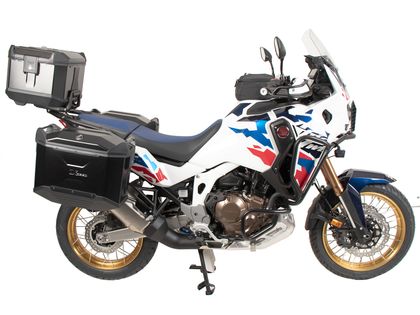 Support top case Hepco & Becker Easyrack pour porte bagage d'origine - noir Ref : HBE06391A / 6629544 01 01 HONDA 1100 CRF 1100 L AFRICA TWIN ADVENTURE SPORTS ABS - 2024 - 2025