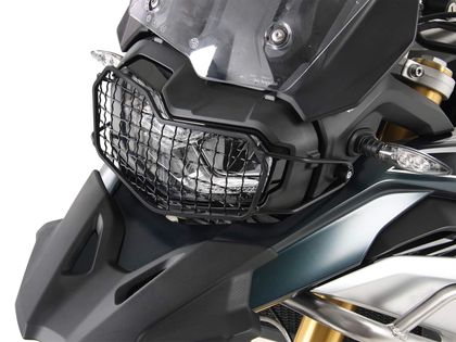 Protection Phare Hepco & Becker Grille - noir Ref : HBE06509A / 7006512 00 01 BMW 750 F 750 GS ABS (0B08) - 2018 - 2023