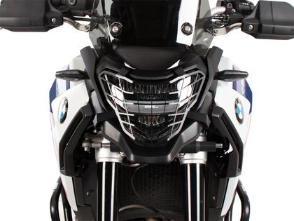 Protection Phare Hepco & Becker Grille - noir Ref : HBE06510A / 7006534 00 01 BMW 900 F 900 GS - 2024 - 2025