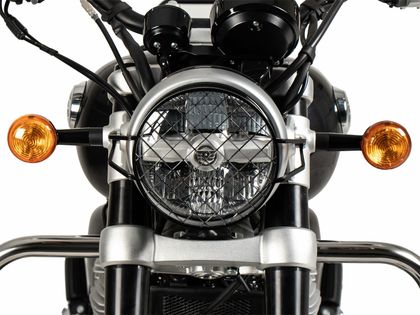 Protection Phare Hepco & Becker Grille - noir Ref : HBE06522A / 7007651 00 01 ROYAL ENFIELD 650 SUPER METEOR 650 - 2023 - 2025