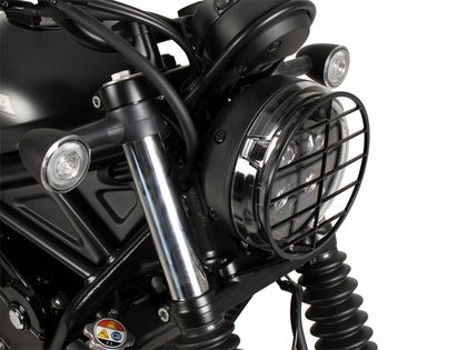 Protection Phare Hepco & Becker Grille - noir Ref : HBE06531A / 7009543 00 01 HONDA 500 CL 500 - 2023 - 2025