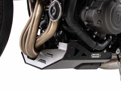 Sabot moteur Hepco & Becker - noir/argent
