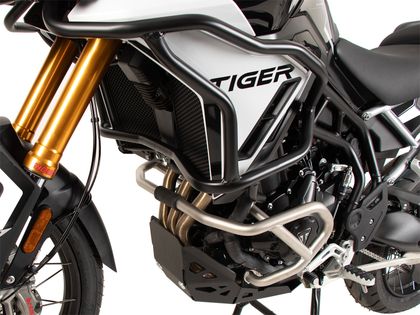 Hepco & Becker aluminium - black Engine protection