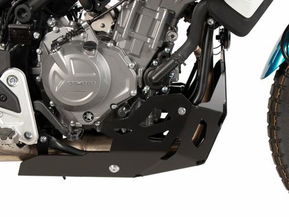 Hepco & Becker aluminium - black Engine protection