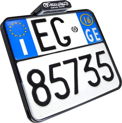 Heinz Bikes achtergrond registratie Plaathouder Universeel