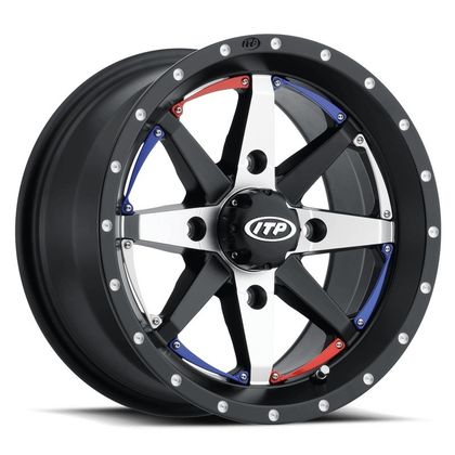 ITP Cyclone 14x7 4x156 5 2 sort bearbejdet Universel Fælg