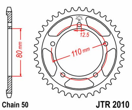 Couronne JT. acier standard 2010 - 530
