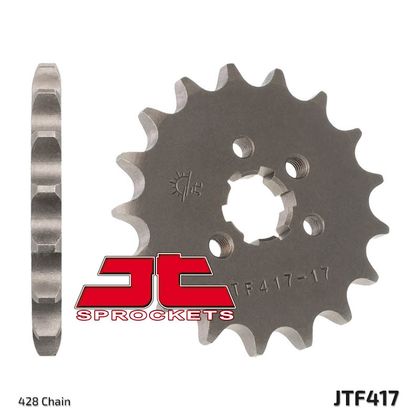 JT. Standard Stahlritzel vorne 417 - 428 Ritzel für den Ausgang des Getriebes Ref : JTC00377A / 1077374001 