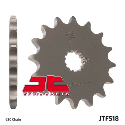 Pignon de sortie de boite JT. acier standard 518 - 630 Ref : JTC00399A / 1077413001 