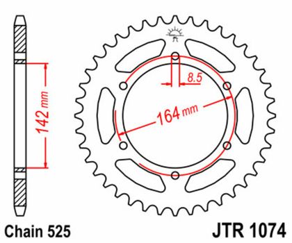 JT. Staal standaard 1074 - 525 Kroon