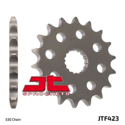 JT. Standard Stahlritzel vorne 423 - 530 Ritzel für den Ausgang des Getriebes Ref : JTC01121A / 1077380001 