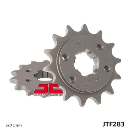 JT. standard stål 283 - 520 14 tænder Fortandhjul