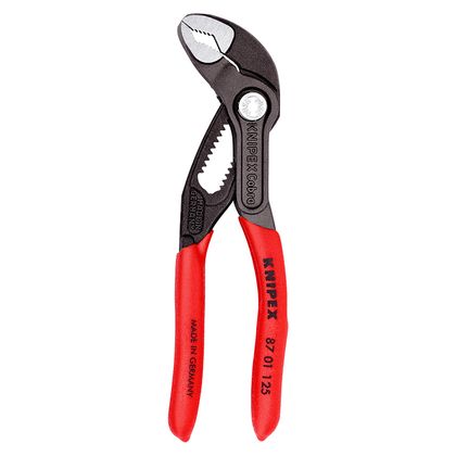 Knipex MULTI PRO COBRA 125mm GRIS ANTIROUILLE 87 01 125 MADE IN GERMANY Verstelbare Waterpomptang Universeel