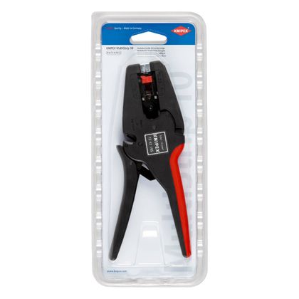 Knipex PRO MULTISTRIP AUTOMATISCH 190mm DRAADAFSCHILDEREN 0,3 TOT 10mm SNEDEN TOT 10mm 12 42 195 MADE IN GERMANY Striptang Universeel