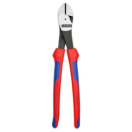 Pince coupante Knipex PRO ROBUSTE 250mm GRIS ANTIROUILLE EPAISSEUR MATERIAU 3,0 A 4,6mm POIGNEE ERGONOMIQUE 74 02 250 MADE IN GERMANY Universel