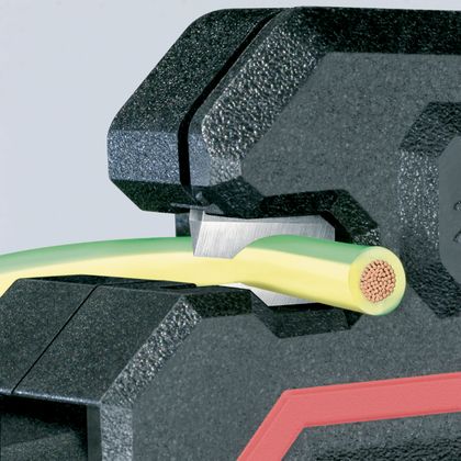 Knipex PRO AUTOMATIK MIT EINSTELLUNG 180mm ABISOLIERUNG KABEL 0,2 6mm SCHNEIDEN BIS ZU 2.5mm 12 62 180 MADE IN GERMANY Abisolierzange Universell