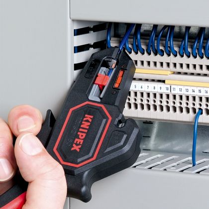 Knipex PRO AUTOMATIK MIT EINSTELLUNG 180mm ABISOLIERUNG KABEL 0,2 6mm SCHNEIDEN BIS ZU 2.5mm 12 62 180 MADE IN GERMANY Abisolierzange Universell