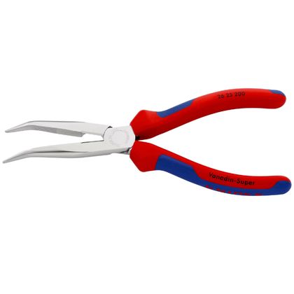 Pince à bec Knipex FIN COUDEE PRO DEMI RONDE 200mm CHROME POIGNEE ERGONOMIQUE 26 25 200 MADE IN GERMANY Universel