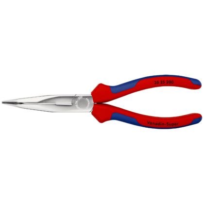 Pince à bec Knipex FIN COUDEE PRO DEMI RONDE 200mm CHROME POIGNEE ERGONOMIQUE 26 25 200 MADE IN GERMANY Universel