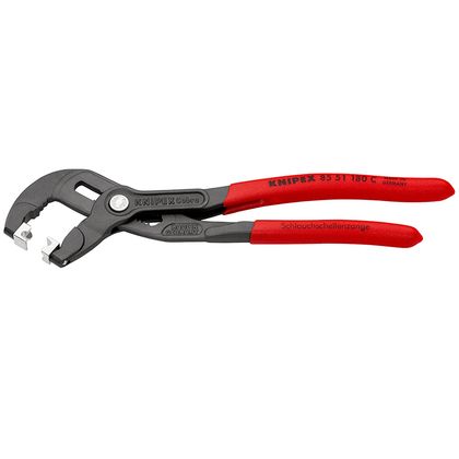 Knipex CLICK FUEL HOSE OPENING CLOSING 180mm GREY ANTI-RUST 85 51 180 MADE IN GERMANY Universal Rilsan collar clamp