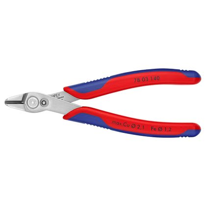 Knipex PRO SUPER KNIPS XL 140mm CHROME ULTRA FINE ELECTRONIC MECHANICAL PRECISION ERGONOMIC HANDLE 78 03 140 MADE IN GERMANY Universal Cutting pliers Ref : KNI00016A / 217600 